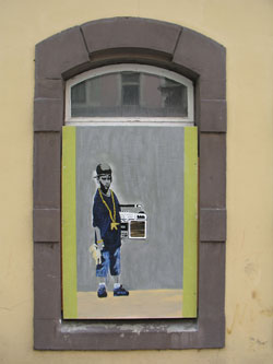 Rapperbild Koernerstrasse, Strassengalerie Sonnenberg
