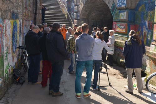 Runde an der Bazillenröhre - Foto Malech