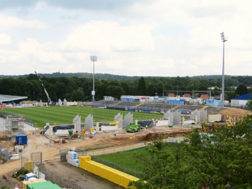 Blick auf das Stadion - 02.06.2014