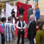 Die Eröffnung mit der Oberbürgermeisterin Frau Ludwig und Herrn Heumeyer zum 1. Straßentheaterfest in Chemnitz
