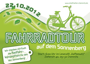 Radtour auf dem Sonnenberg, 2012, Flyer