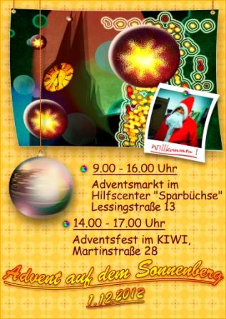 Plakat zum Adventsfest von D. Remestvenskyy