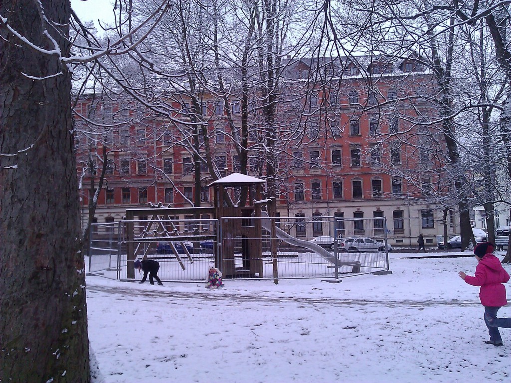 Lessingplatz abgesperrt