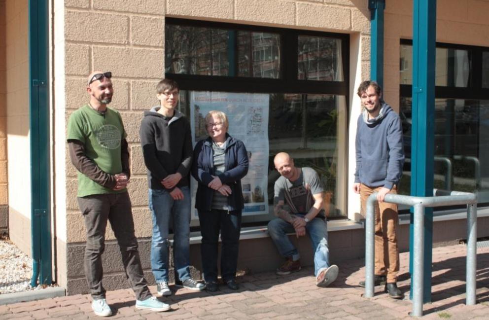Einige Stadthalter (von links nach rechts): Jens Rühle, Eric Faß, Renate Albrecht, Christian Greim, Sascha Wagner
