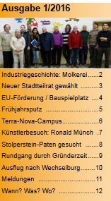 Stadtteilzeitung 2016-1 Inhalt