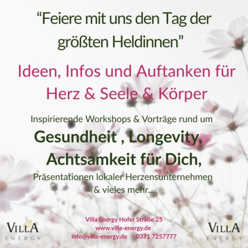 Muttertagszauber in der Villa Energy am 10.05.2026 von 10:00h bis 17:00h @ Villa Energy